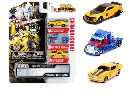 Transformers 2  set of 3 Hollywood Rides -  Jada Nano - 31125 - Passion Diecast