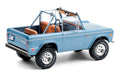 1969 Ford Bronco Sport - Brittany Blue with Sunraysia Wheels 1/18  Greenlight - 19099