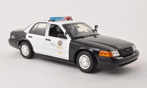 2001 Ford Crown Victoria Police Interceptor - Los Angeles Police Department (LAPD) - Greenlight 1/18 - 13610