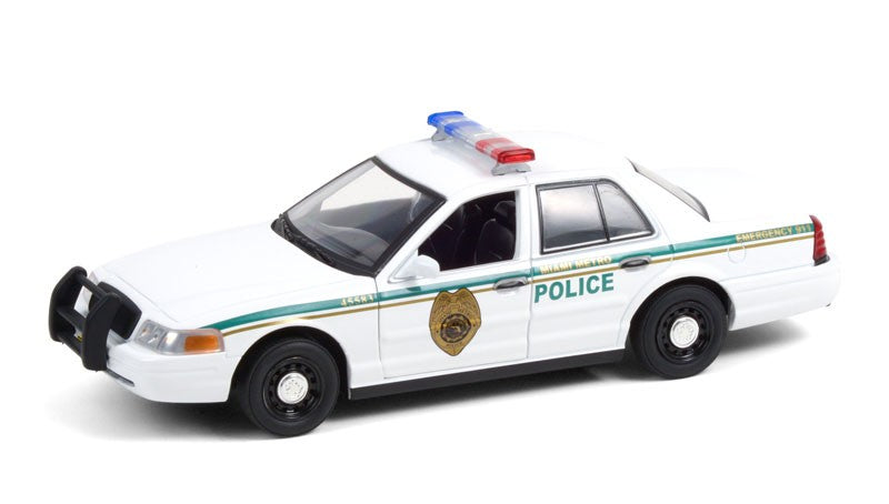 2001 Ford Crown Victoria - Miami Metro Police Department  - Dexter TV Series  -  Greenlight 1/24 , 84133 - Passion Diecast 