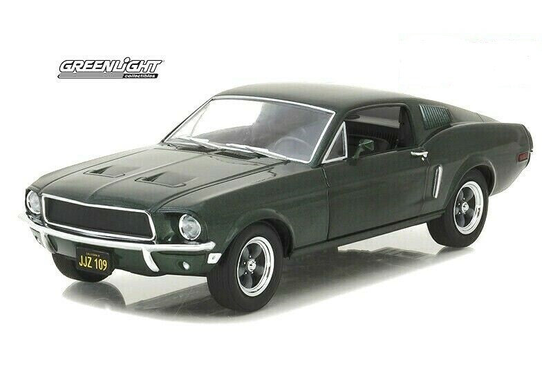 1968 Ford Mustang GT Fastback - Highland Green - Greenlight 1/24 - 84038