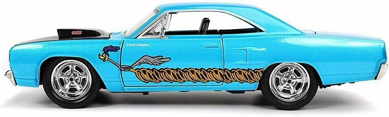 1970 Plymouth Road Runner - Hollywood Rides Looney Tunes  & Wile E Coyote  -  Jada 1/24 - 32038