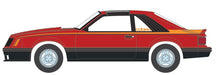 1981 Ford Mustang Cobra in Bright Red -  1-64 greenlight - 13300 C