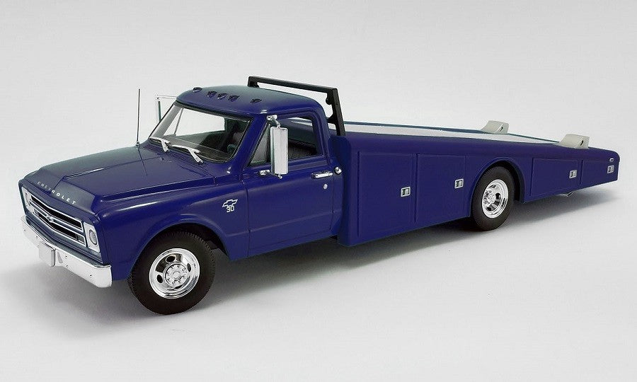 1967 CHEVROLET C-30 RAMP TRUCK - Bleu , ACME 1/18  - A1801709