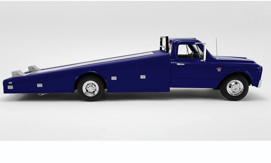 1967 CHEVROLET C-30 RAMP TRUCK - Bleu , ACME 1/18  - A1801709