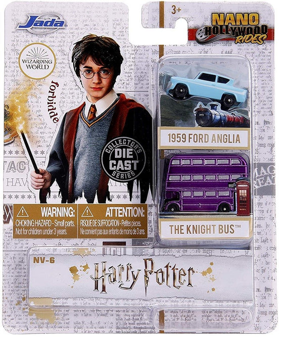 Harry Potter set of 2 Hollywood Rides -  Jada Nano - 31719  - Passion Diecast