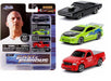 Fast & Furious MV1  set of 3 Hollywood Rides -  Jada Nano - 31123  - Passion Diecast
