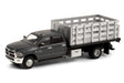 2018 Ram 3500 Dually Stake Truck in Granite Crystal - Dually Drivers  6 - Greenlight 1-64 - 46060 E  -  Passion Diecast