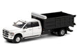 2018 Ram 3500 Dually Landscaper Dump Truck White - Dually Drivers  6 - Greenlight 1-64 - 46060 D -  Passion Diecast