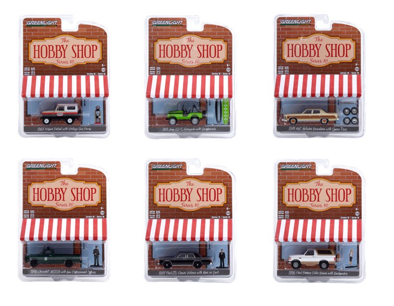 The Hobby Shop Series 10 assortment  1/64 Greenlight -  97100