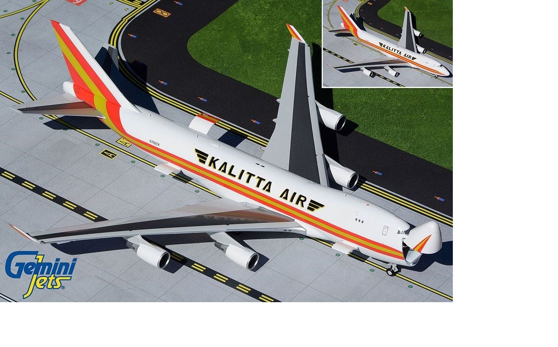 Kalitta Boeing 747-400ERF No. 782CK - Gemini 1/ 200 G2CKS928 - Passion Diecast