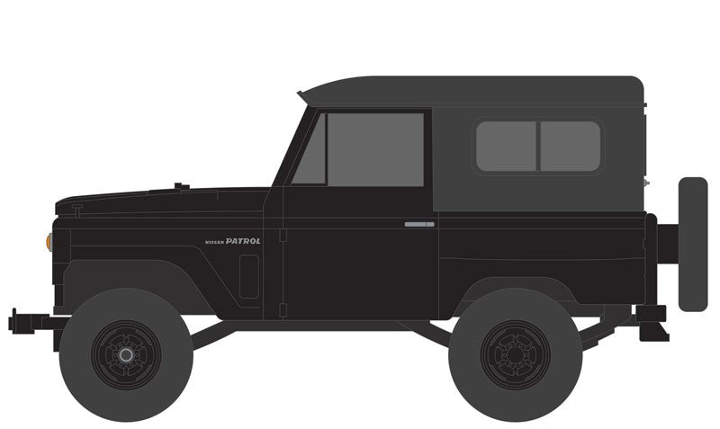 1970 Nissan Patrol - Black Bandit Series 25  - 1/64 Greenlight - 28070 B