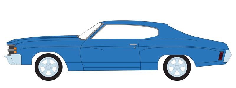 1971 Chevrolet Chevelle - Officer John Nolan - The Rookie (2018-Current TV Series) - Hollywood 32 - 1/64 Greenlight - 44920 F