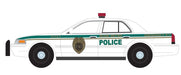 2001 Ford Crown Victoria Police Interceptor - Miami Metro Police Department - Dexter - Hollywood 32 - 1/64 Greenlight - 44920 B