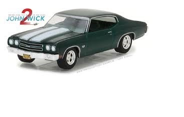 1970 Chevrolet Chevelle SS 396 - John Wick : Chapter 2 (2017) - Greenlight 1/64 44780 F