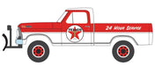 1968 Ford F-250 with Snow Plow - Texaco Service - Blue Collar Collection 9 - Greenlight 1/64 -  35200 A