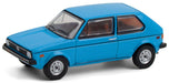 1977 Volkswagen Rabbit in Miami Blue - Club Vee-Dub Series 12  Greenlight 1/64 - 36020 E