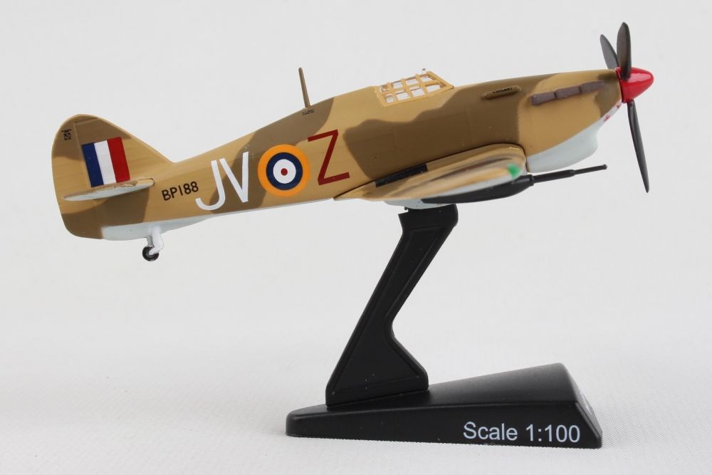 Hawker Hurricane RAF - 1/100 - POSTAGE STAMP PS5340-3 Passion diecast 