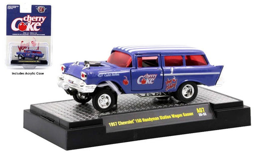 Cherry Coke - 1957 Chevrolet 150 Handyman Station Wagon Gasser -  M2  1:64  - 52500-A07 C - Passion Diecast 