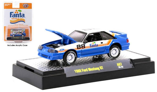 Fanta - 1988 Ford Mustang GT -  M2  1:64  - 52500-A07 B - Passion Diecast 