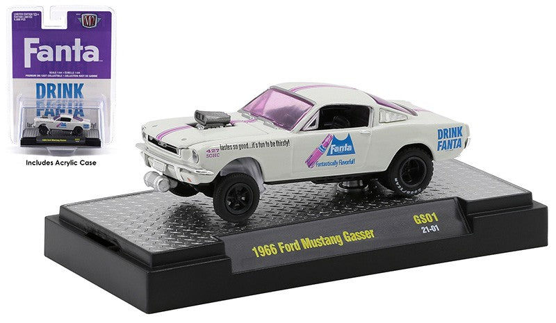 Fanta - 1966 Ford Mustang Gasser - M2  1:64  - 52500 GS01 C  - Passion Diecast 