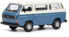 Volkswagen T3 Bus Dark Blue and White - Schuco 1:64 -  452017200 - Passion Diecast 
