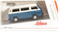 Volkswagen T3 Bus Dark Blue and White - Schuco 1:64 -  452017200 - Passion Diecast 