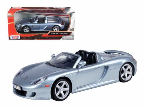 Porsche Carrera GT Silver  - Motormax 1/24 - 73305 Sil - Passion Diecast 
