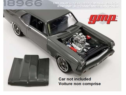Injected 383 Small Block Engine & Transmission Pack (from GMP-18957) - GMP 1/18 - 18966