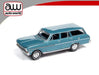 1963 Chevy II Nova 400 Station Wagon Azure Aqua Poly - Auto World 1/64 - AWSP067-24 B