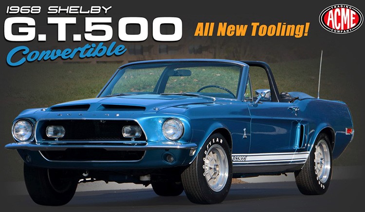 1968 SHELBY GT500 CONVERTIBLE , ACME 1/18  - A1801848