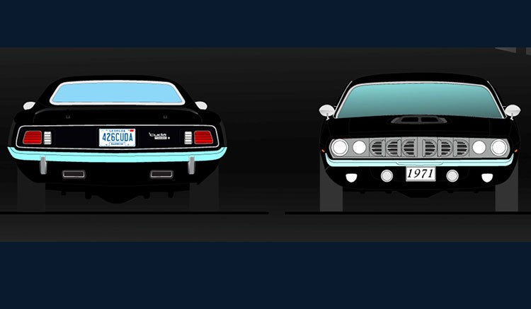 1971 PLYMOUTH HEMI CUDA , ACME 1/18  - A1806124