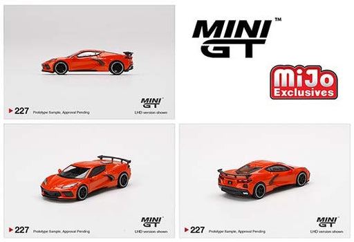 2020 Chevrolet Corvette C8 Stingray  Sebring Orange -  MINI GT 1:64 - Mijo Exclusive - MGT00227