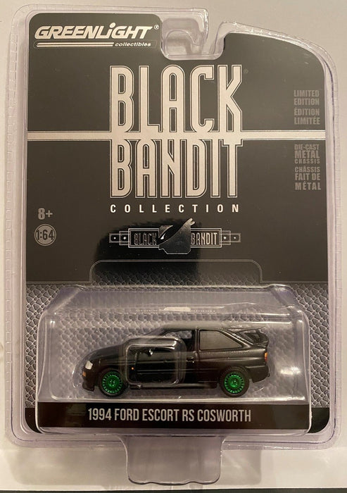 1994 Ford Escort RS Cosworth -  BB Rally Racing Team - Black Bandit Series 24   1-64 GREENMACHINE 28050 DGR