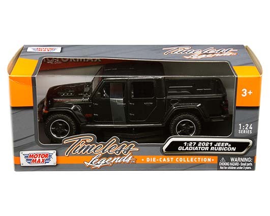 2021 Jeep Gladiator rubicon - Motormax 1/24 - 79368 BK - Passion Diecast 