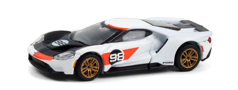 2021 Ford GT No.98 - Ford GT Heritage Edition - Hobby Exclusive - 1/64 Greenlight 30244