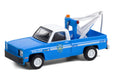 1987 GMC Sierra K2500 with Drop in Tow Hook - - New York City Police Dept (NYPD) - Hobby Exclusive -1/64 Greenlight - 30236