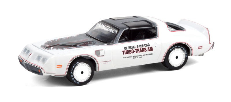 1980 Pontiac Firebird Turbo Trans Am - Indianapolis 500 Official Pace Car - Hobby Exclusive -1/64 Greenlight - 30226