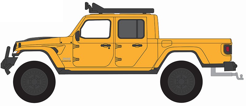 2020 Jeep Gladiator with Off-Road Parts- All-Terrain Series 12- 1/64 Greenlight - 35210 D
