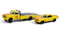 1967 Chevrolet C-30 Ramp Truck with 69 Camaro Shell Oil  - H.D. Trucks  Series 20  1/64 Greenlight  33200 A