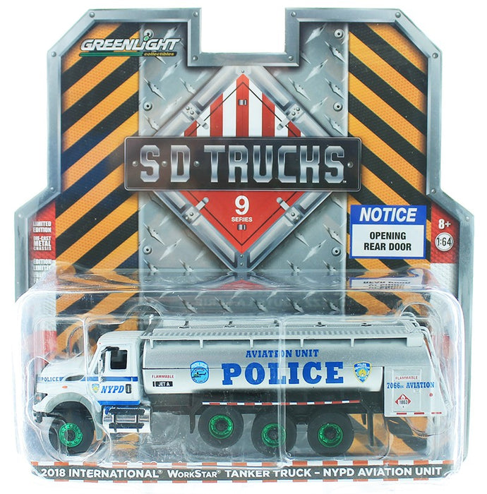 2018 International WorkStar Tanker Truck - NYPD Police Dept - Aviation Unit -  SD Trucks 9 - GREENMACHINE 1.64 - 45090 AGR