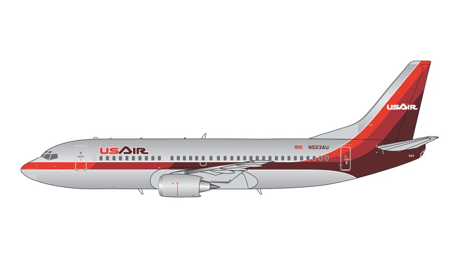 USAir Boeing 737-300 N523AU - Gemini jets 1/400 GJUSA372