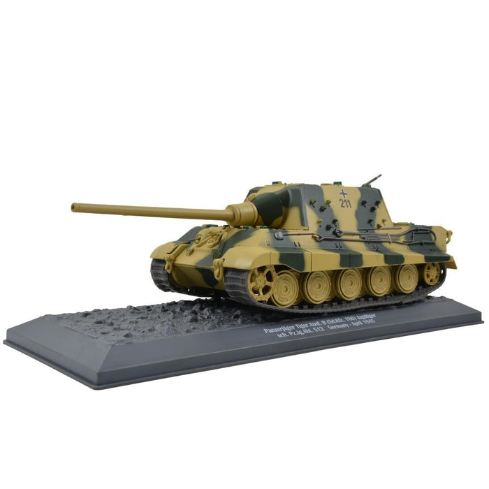 German Sd. Kfz.186 Jagdpanzer VI Tank / Schwere Panz. Abteilung 512, Germany, 1945 / Motor City Classics 1:43 No. 23186-45
