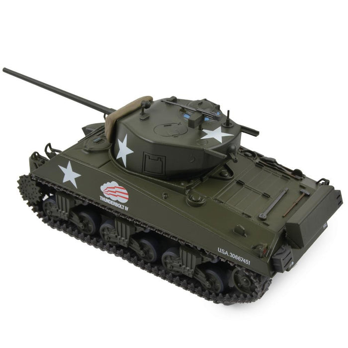 US M4A3 Sherman Tank Thunderbolt IV, 37th Tank Batt. 4th Arm. Div., Bastogne, Belgium, 1944 / Motor City Classics 1:43 23182-44