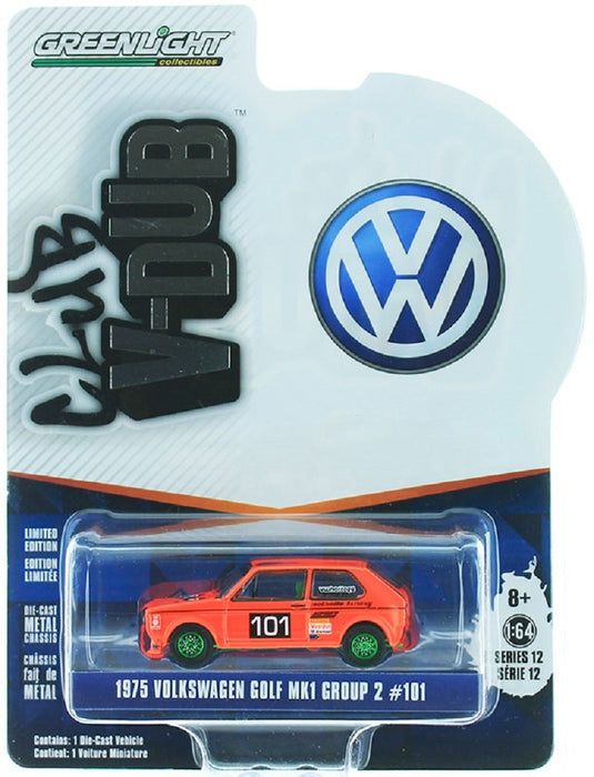 1975 Volkswagen Golf Mk1 Group 2, Germany Grand Prix  Winner- Club Vee-Dub Series 12  GREENMACHINE 1/64 - 36020 CGR
