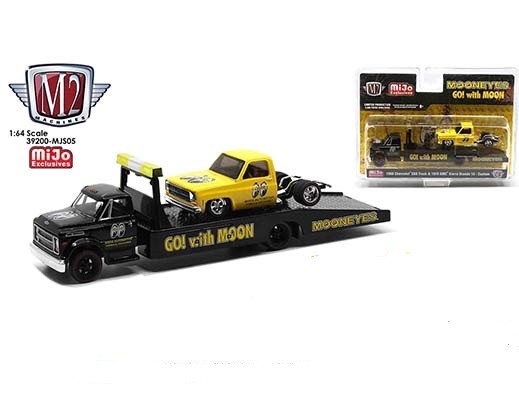 AUTO HAULERS 1968 Chevy C60 & 1976 GMC Sierra Grande 15 Custom Bed Less Mooneyes  M2 1/64  39200 MJS05