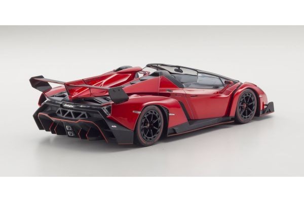 Lamborghini Veneno Roadster - Magenta Red - Kyosho 1:64 - KS07040A3