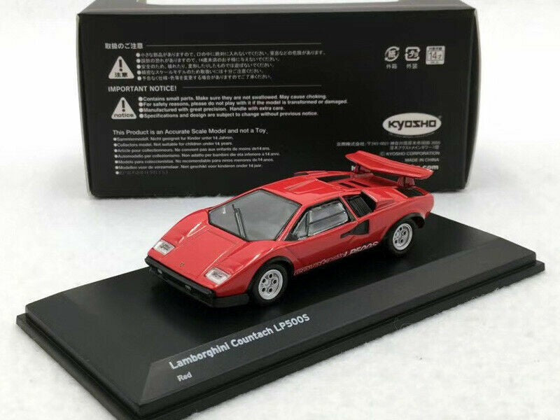 Lamborghini Countach LP500S - Red - Kyosho 1:64 - KS06930A1