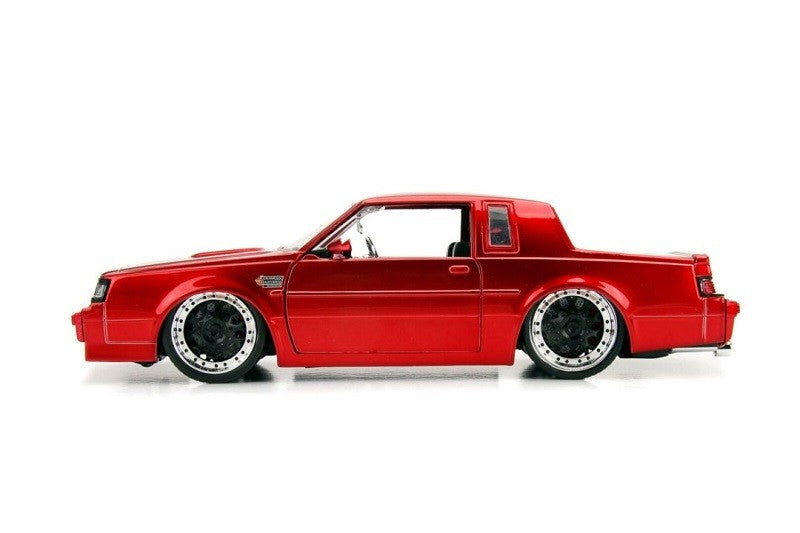 1987 Buick Grand National Red "Big Time Muscle" - Jada 1/24 - 30342 B -  Passion Diecast 