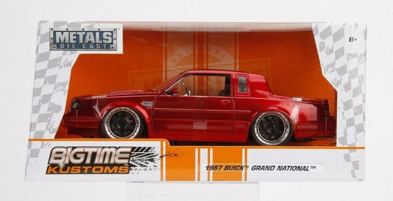 1987 Buick Grand National Red "Big Time Muscle" - Jada 1/24 - 30342 B -  Passion Diecast 